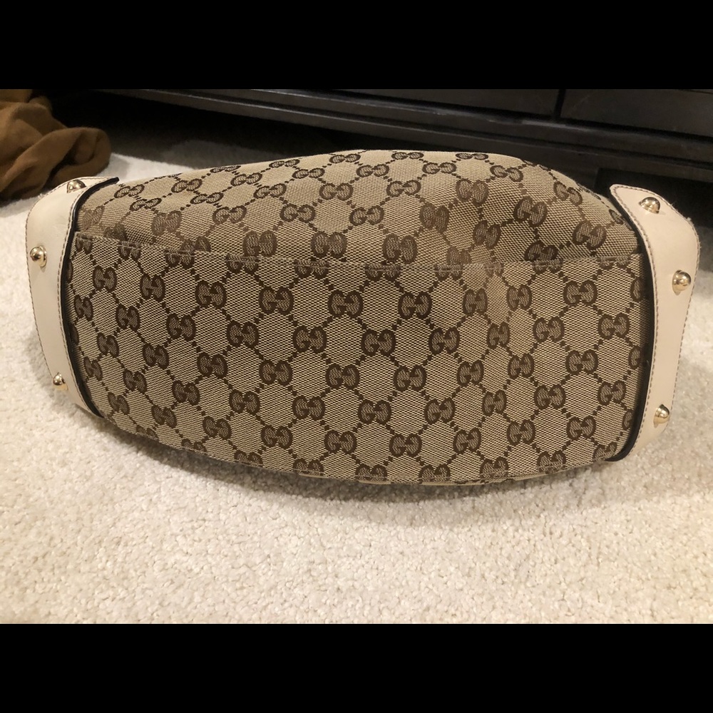 Vintage Gucci Pelham Canvas Off White Bag - Picture 4 of 12